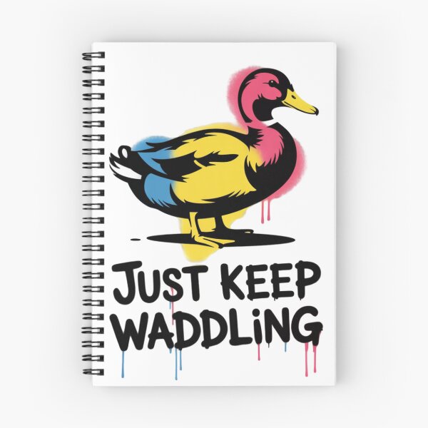 Item preview, BANKSY DUCK - JUST KEEP WADDLING designed and sold by 123ks.