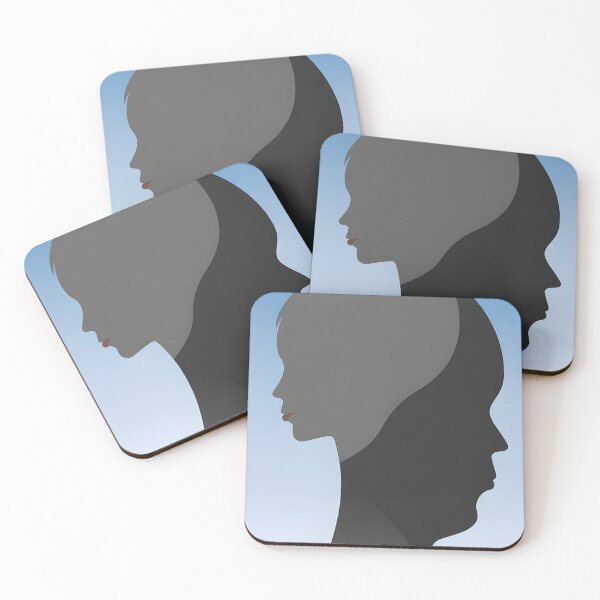 Item preview, Minimalist Profile Portrait with Overlapping Shades designed and sold by VanSum.