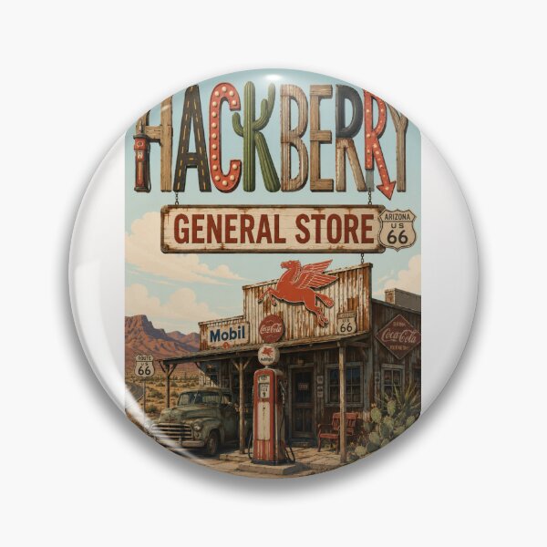 Item preview, Hackberry General Store Arizona Route 66 Mojave Desert Roadside Icon designed and sold by Places On Earth.