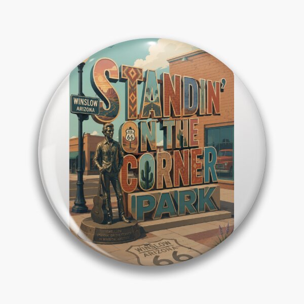 Item preview, Standin' on the Corner Park Winslow Arizona Route 66 Music Landmark designed and sold by Places On Earth.