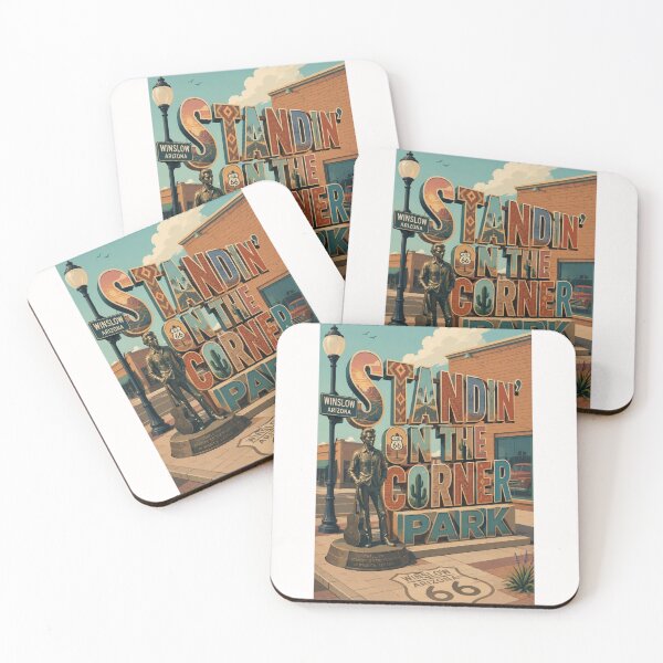 Item preview, Standin' on the Corner Park Winslow Arizona Route 66 Music Landmark designed and sold by Places On Earth.