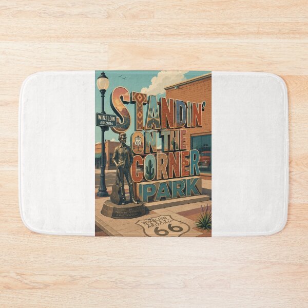 Item preview, Standin' on the Corner Park Winslow Arizona Route 66 Music Landmark designed and sold by Places On Earth.