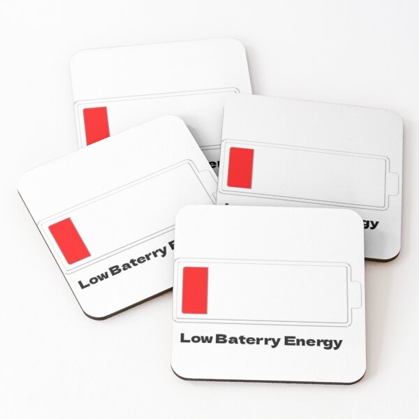 Item preview, Low Battery Energy Minimalist Aesthetic designed and sold by DeluluSupply.