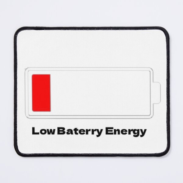 Item preview, Low Battery Energy Minimalist Aesthetic designed and sold by DeluluSupply.