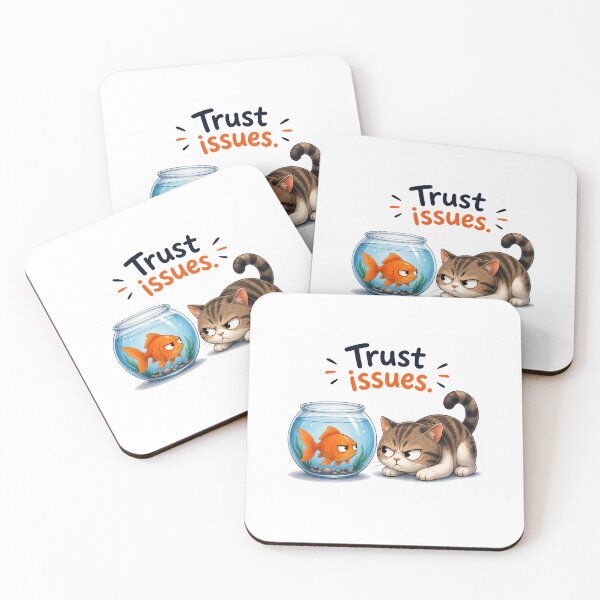 Item preview, Suspicious Friendship – Trust Issues designed and sold by QuirkNest Studio .