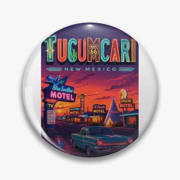 Item preview, Tucumcari New Mexico Route 66 Neon Motel District and Historic Highway Heritage designed and sold by Places On Earth.