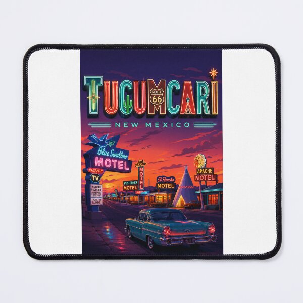 Item preview, Tucumcari New Mexico Route 66 Neon Motel District and Historic Highway Heritage designed and sold by Places On Earth.