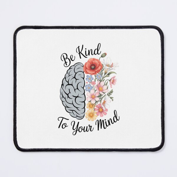 Item preview, Be Kind to Your Mind Brain and Flowers Summer Top designed and sold by SapfireStuArt.