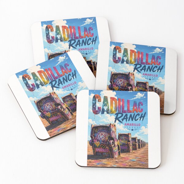 Item preview, Cadillac Ranch Route 66 Landmark Amarillo Texas Panhandle Art Cars designed and sold by Places On Earth.