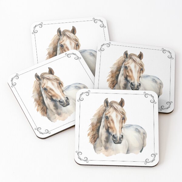 Item preview, Framed Picture of Pale Horse designed and sold by TeeGeeTees.