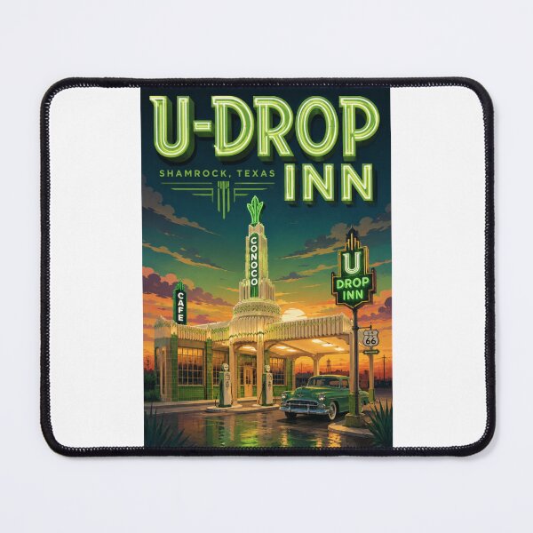 Item preview, U-Drop Inn Conoco Tower Route 66 Shamrock Texas Landmark designed and sold by Places On Earth.