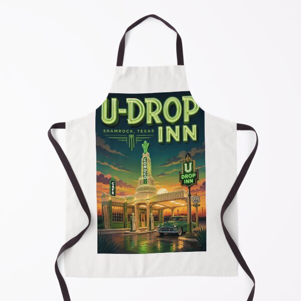 Item preview, U-Drop Inn Conoco Tower Route 66 Shamrock Texas Landmark designed and sold by Places On Earth.