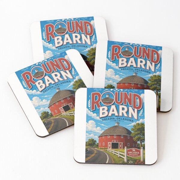 Item preview, Arcadia Round Barn Route 66 Landmark Oklahoma Countryside designed and sold by Places On Earth.