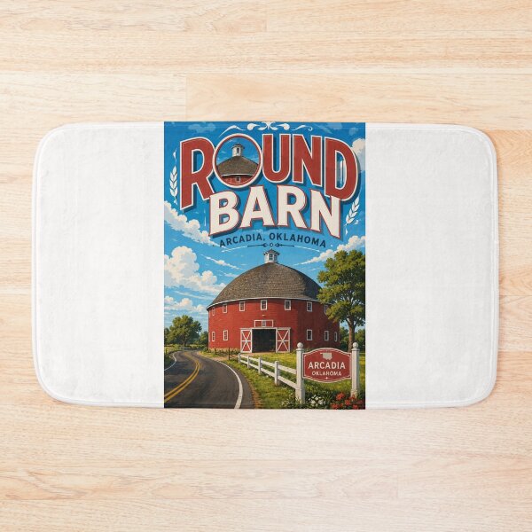 Item preview, Arcadia Round Barn Route 66 Landmark Oklahoma Countryside designed and sold by Places On Earth.