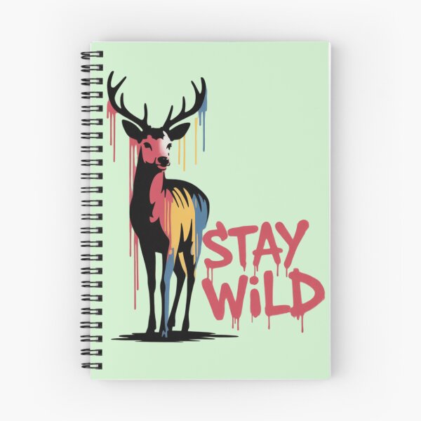 Item preview, BANKSY DEER - STAY WILD designed and sold by 123ks.