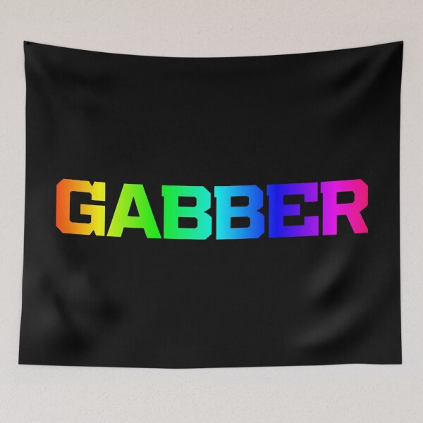 Item preview, Gabber Hakken Hardcore Techno Uptempo Rainbow designed and sold by SPAZE-Typo.