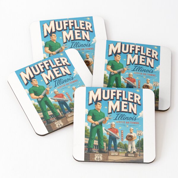 Item preview, Muffler Men Route 66 Giants Illinois Roadside Attractions designed and sold by Places On Earth.