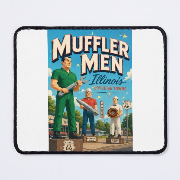 Item preview, Muffler Men Route 66 Giants Illinois Roadside Attractions designed and sold by Places On Earth.
