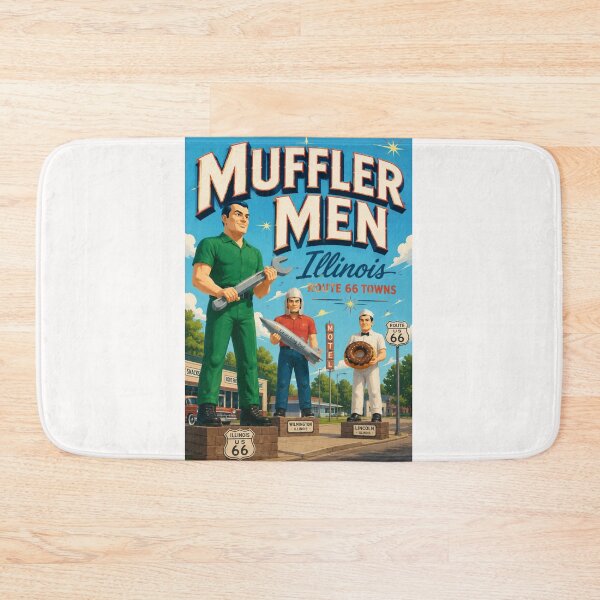 Item preview, Muffler Men Route 66 Giants Illinois Roadside Attractions designed and sold by Places On Earth.
