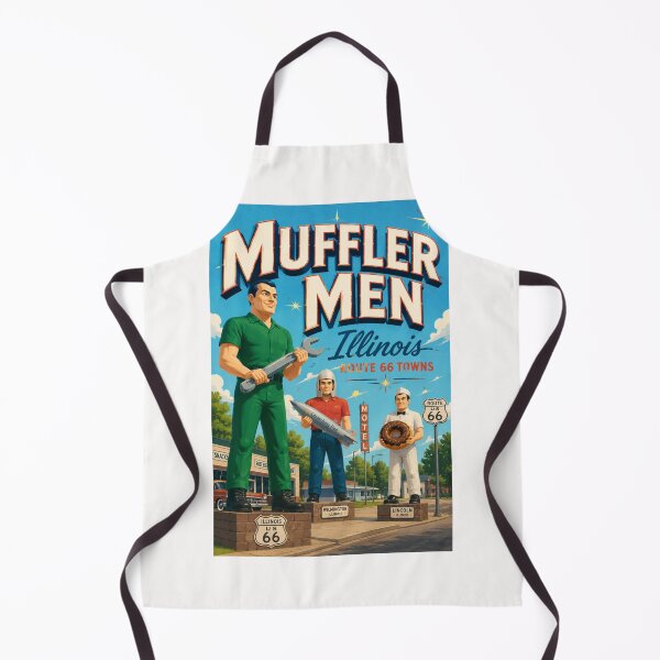 Item preview, Muffler Men Route 66 Giants Illinois Roadside Attractions designed and sold by Places On Earth.