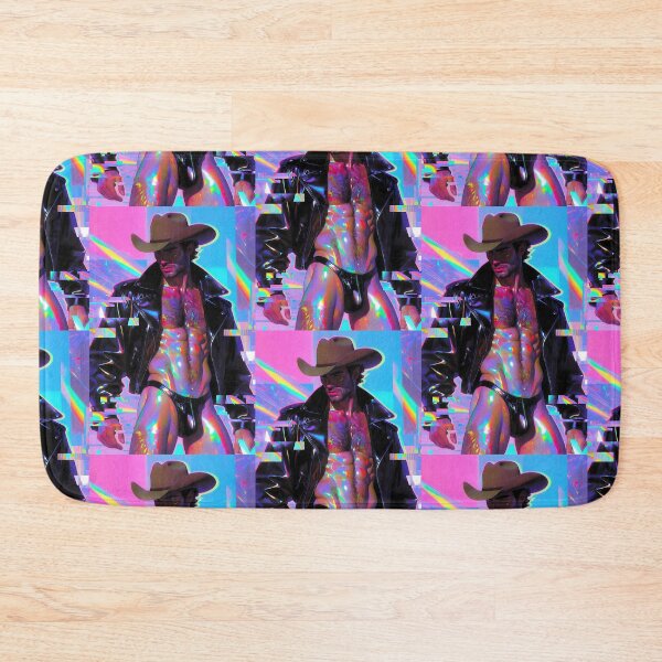 Item preview, Neon Cyber Cowboy in Holographic Jacket designed and sold by ZhivanCrimson.