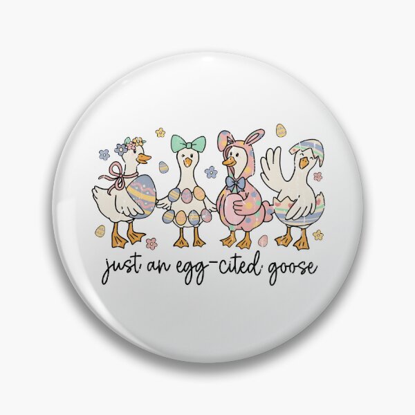 Item preview, Just An Egg-Cited Goose designed and sold by ladycerebellum.