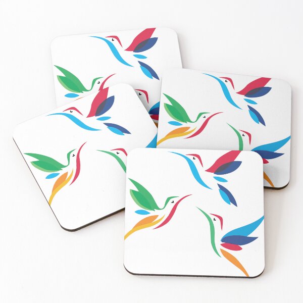 Item preview, Colorful Abstract Hummingbird Bird Design designed and sold by RMTrendy.