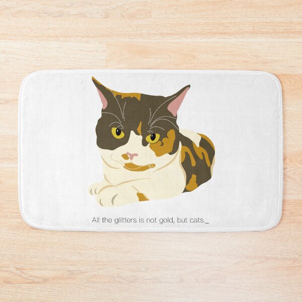 Item preview, All the glitters is not gold, but cats. designed and sold by CorianderCat.