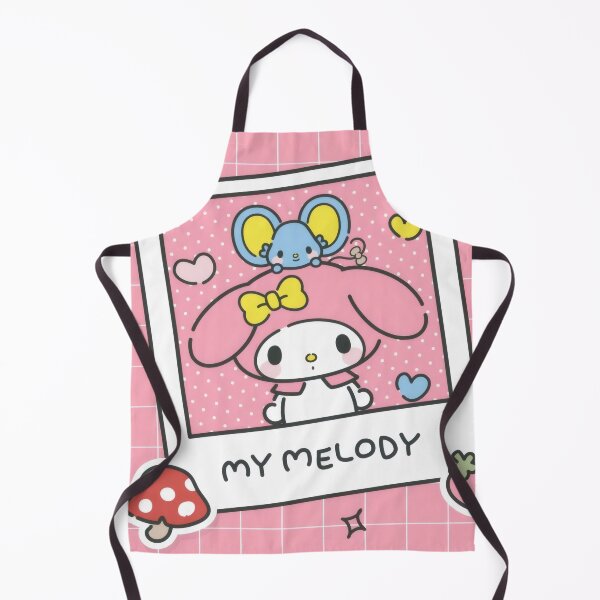 Item preview, Cute Nostalgic Pink Bunny and Mouse - Kawaii Retro Pink Grid Polaroid Sticker designed and sold by Billy Morfo™.