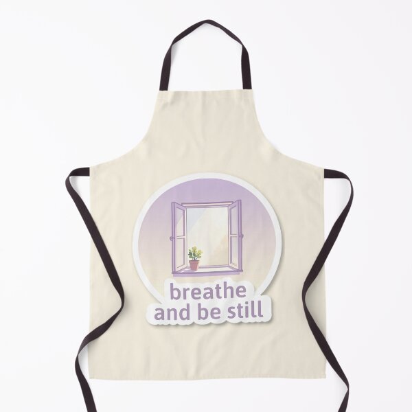 Item preview, Breathe and Be Still – Inspirational Wellness Typography Design designed and sold by CosmicQuietLab.