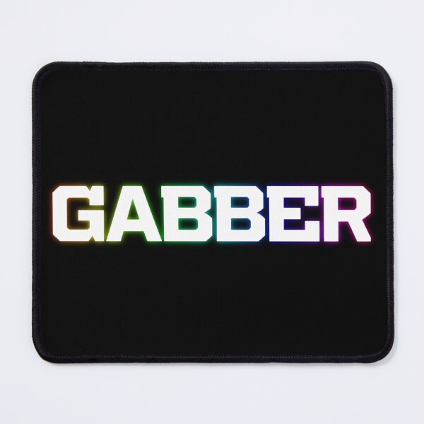 Item preview, Gabber Hakken Hardcore Techno Uptempo Rainbow White designed and sold by SPAZE-Typo.