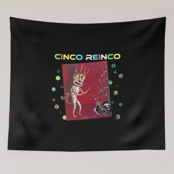 Item preview, Quirky Cat Holiday Strange Illustration  designed and sold by ARTBYKTANA.
