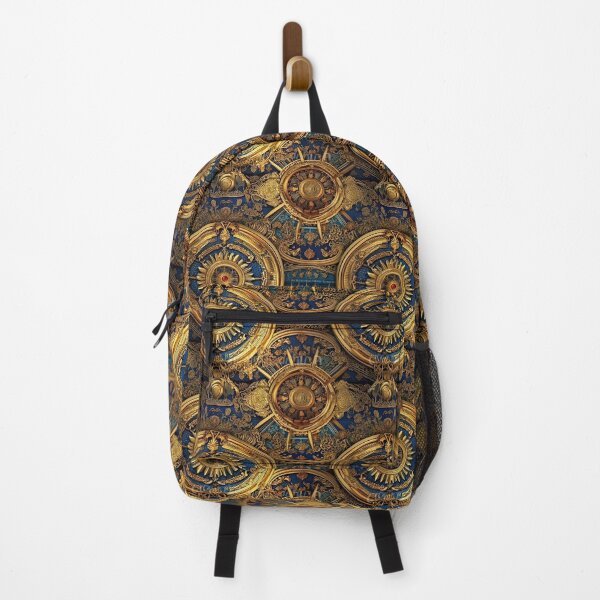 Item preview, Baroque Pattern – Gold and Royal Blue Ornament designed and sold by helgekerler.
