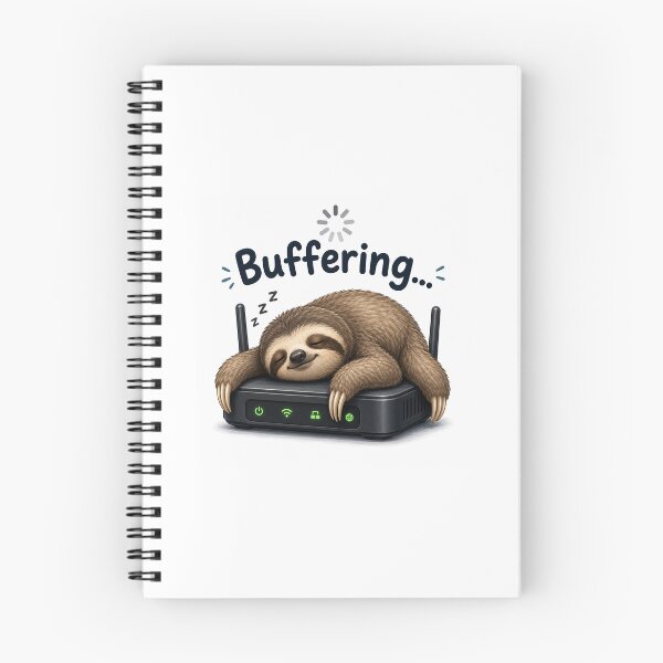 Item preview, Slow Connection – Buffering… designed and sold by QuirkNest Studio .