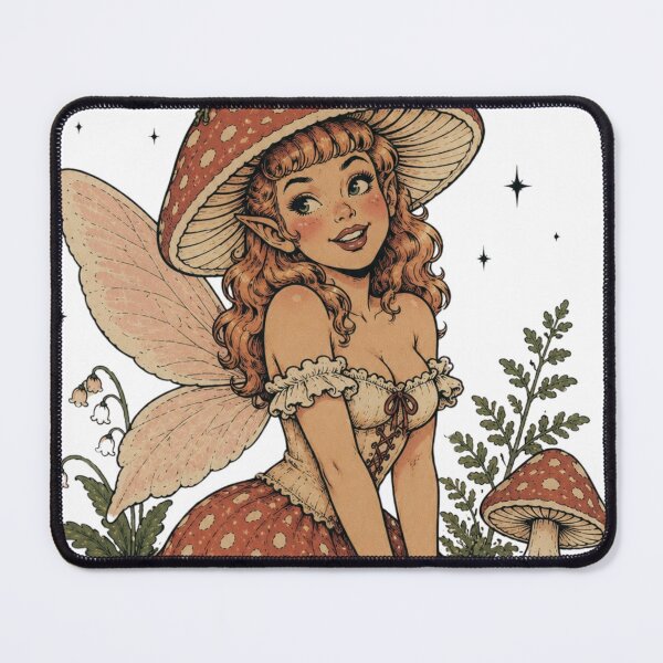 Item preview, Mushroom fairy with frogs designed and sold by *~*MagicCorner*~*.