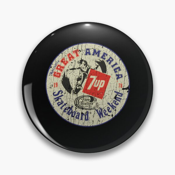 Item preview, Circular Distressed Graphic of a Skateboarder in Mid Air designed and sold by Dimpy Saini.