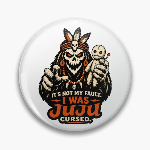 Artikelvorschau, JuJu Collection – Es ist nicht meine Schuld. Ich wurde von JuJu verflucht. entworfen und verkauft von Skull and Stich.