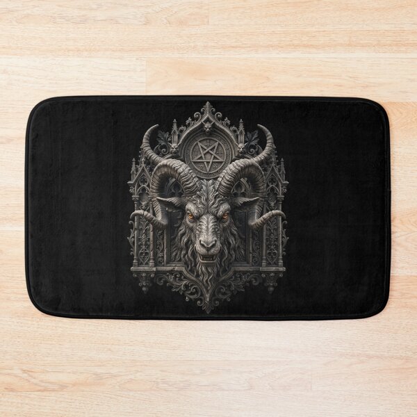 Item preview, Goat Head with Pentagram — Occult Gothic Sculpture designed and sold by David Mateo ArtWorks.