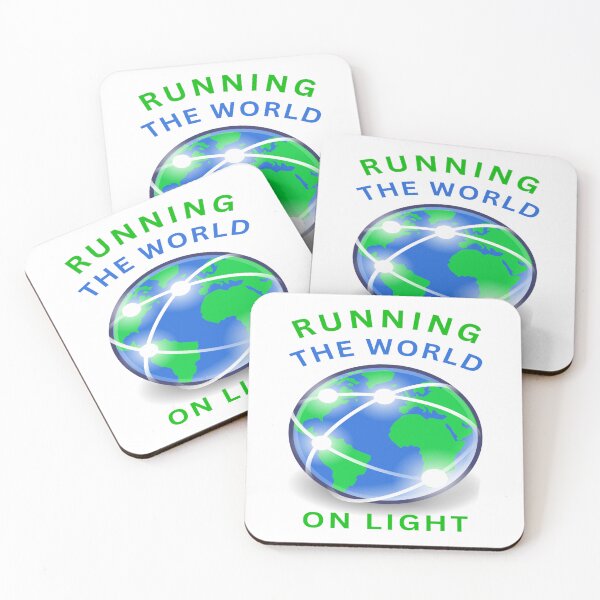Item preview, Running The World On Light designed and sold by FiberatWorkTechs.