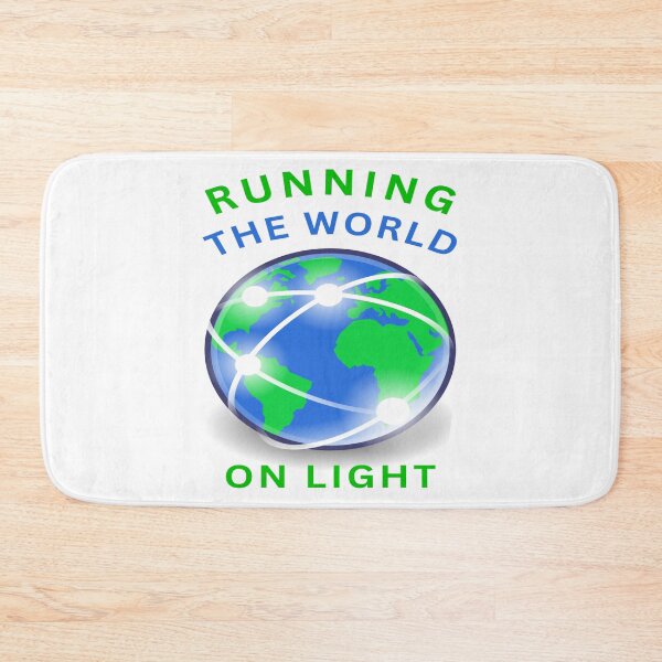 Item preview, Running The World On Light designed and sold by FiberatWorkTechs.