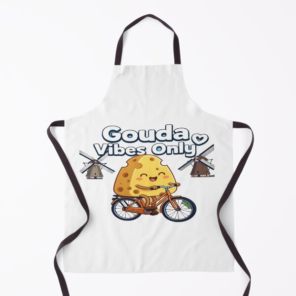 Item preview, Gouda Vibes Only – Cute Dutch Cheese Bicycle T-Shirt Design | Funny Netherlands Travel Aesthetic | Printable PNG for Apparel & Merch designed and sold by Sushikidsntod.