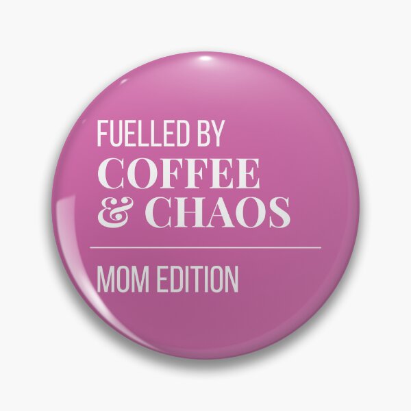Item preview, Fuelled by Coffee and Chaos Mum Edition - Funny Mum Gift Sticker Rose designed and sold by leoshe.