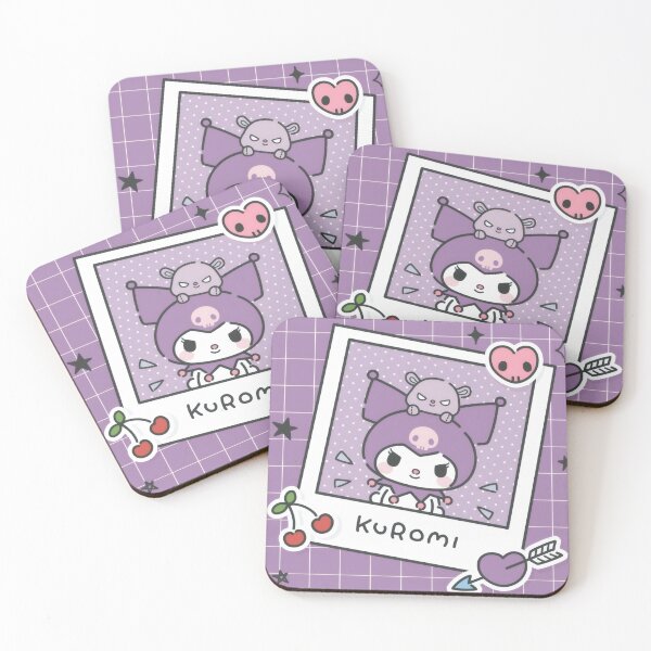 Item preview, Cute Pastel Goth Punk Bunny - Kawaii Retro Purple Grid Polaroid Sticker designed and sold by Billy Morfo™.