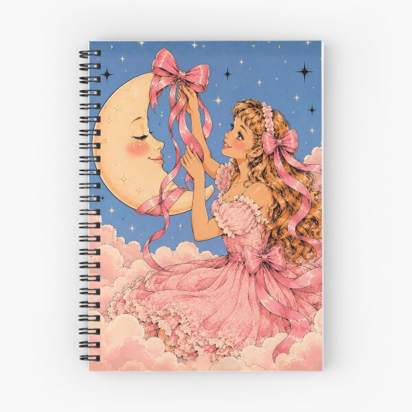 Item preview, Woman putting a bow on the moon designed and sold by *~*MagicCorner*~*.