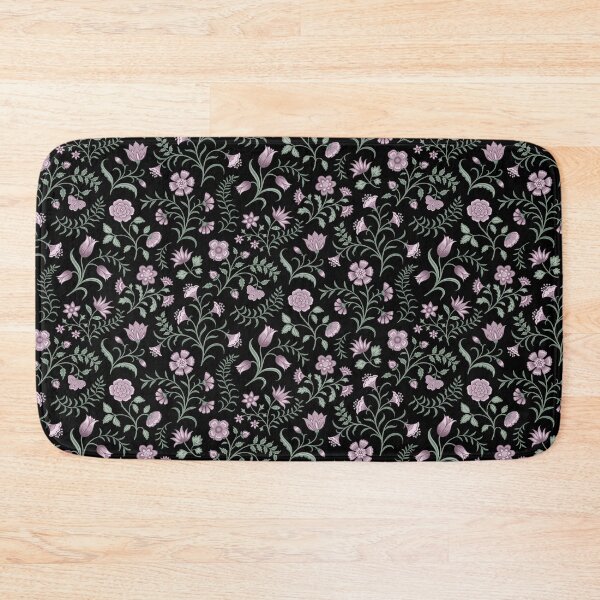 Item preview, Chintz garden 1 purple black designed and sold by EKP-design.