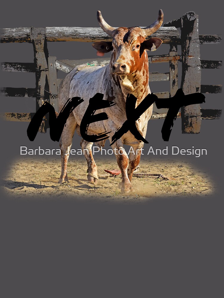 Thumbnail 6 von 6, Premium Oversized Pullover, T-Shirt-Design „RODEO ROUGH STOCK RIDER“ designt und verkauft von Tinpants.