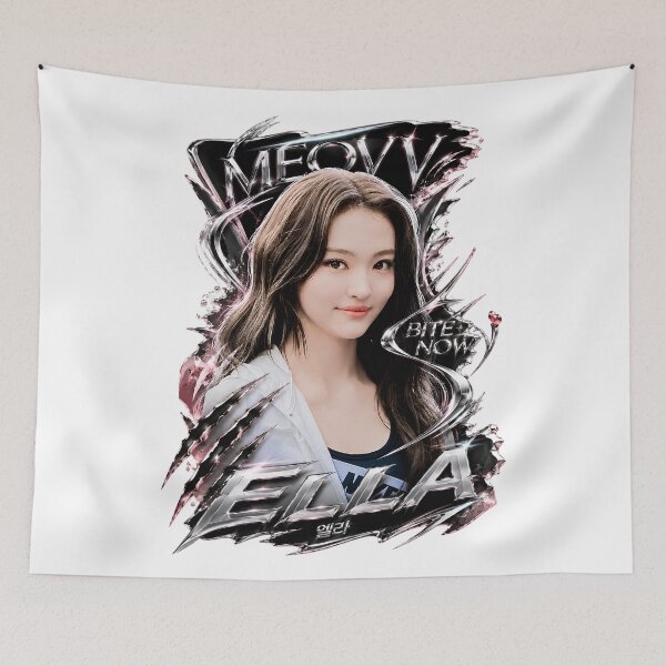 Item preview, Ella MEOVV BITE NOW Iconic Kpop Fan Art designed and sold by Valereekmerch.
