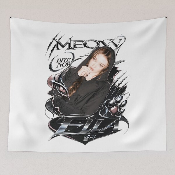 Item preview, Ella MEOVV BITE NOW Star Visual Kpop Fan Art designed and sold by Valereekmerch.