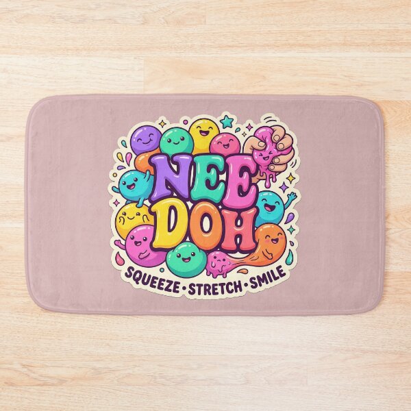 Item preview, Needoh Cute Kawaii Stress Relief Slime Character Sticker | Squeeze Stretch Smile designed and sold by Bhaskar Digital Art.