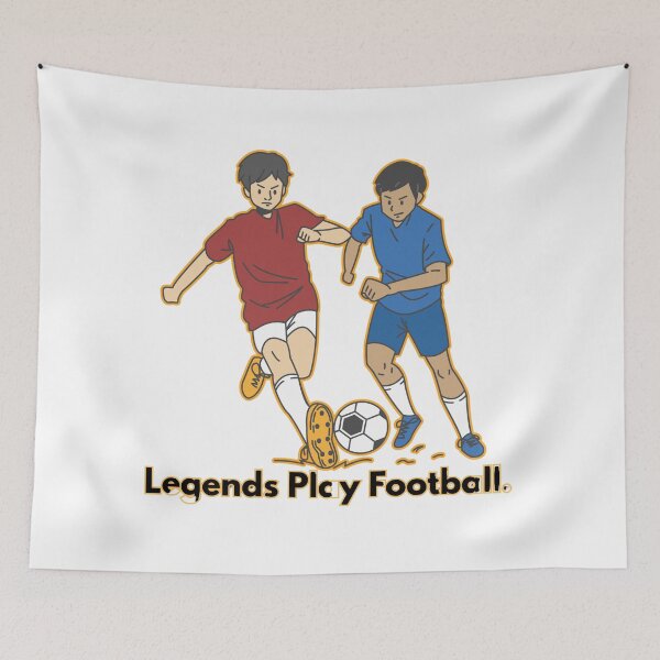 Item preview, Legends Play Football | Soccer Player Graphic T-Shirt | Football Lovers Tee | Sports Fan Gift designed and sold by UrbanEchoHub.